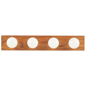 Westinghouse Brass 4 Bathroom Bar Fixture Wall Mount Natural