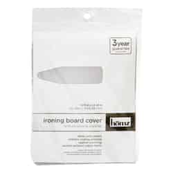 Homz 15 in. W x 55 in. L Cotton Silver Silicone Ironing Board Cover