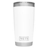 YETI Rambler White Stainless Steel MagSlider BPA Free 20 oz. Insulated Tumbler