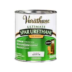 Varathane Satin Clear Oil-Based Spar Urethane 1 qt