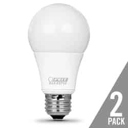 Feit Electric Enhance A19 E26 (Medium) LED Bulb Warm White 40 Watt Equivalence 2 pk