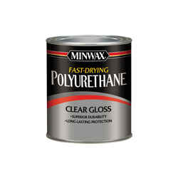 Minwax Gloss Clear Fast-Drying Polyurethane 1 qt