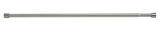InterDesign Shower Curtain Rod 75 in. L Satin Brushed Silver
