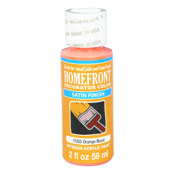 Homefront Satin Orange Burst Hobby Paint 2 oz