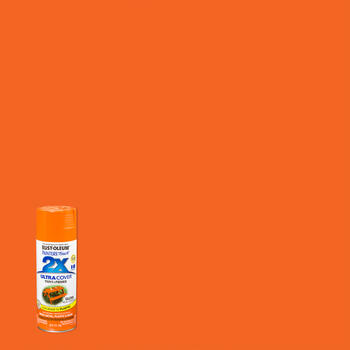 Rust-Oleum Painter's Touch 2X Ultra Cover Gloss Real Orange Spray Paint 12 oz