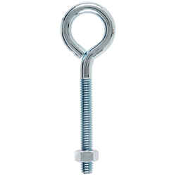 Hampton 5/16 in. x 4 in. L Zinc-Plated Steel Eyebolt Nut Included