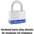 Master Lock 1-1/2 in. H X 2 in. W Laminated Steel 4-Pin Cylinder Padlock 1 pk