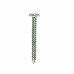 HILLMAN 1-1/2 in. L x 10 Phillips Stainless Steel Sheet Metal Screws 100 per box Pan Head
