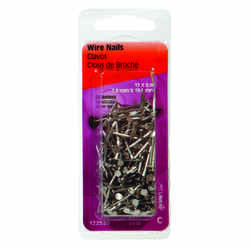 HILLMAN 17 Ga. x 3/4 in. L Stainless Steel Wire Nails 2 oz.