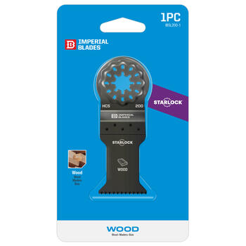 Imperial Blades Starlock 1-3/8 in. Dia. High Carbon Steel Oscillating Saw Blade 1 pk