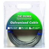 Tie Down Engineering Galvanized Galvanized Steel 3/16 in. Dia. x 100 ft. L Aircraft Cable