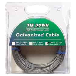 Tie Down Engineering Galvanized Galvanized Steel 3/16 in. Dia. x 100 ft. L Aircraft Cable