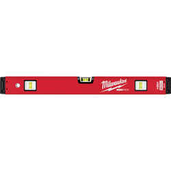 Milwaukee REDSTICK 24 in. Metal Box Level 3 vial