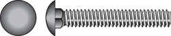 HILLMAN 5/16 Dia. x 3-1/2 in. L Hot Dipped Galvanized Steel Carriage Bolt 50 pk