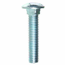 HILLMAN 1/2 Dia. x 2-1/2 in. L Zinc-Plated Steel Carriage Bolt 25 pk