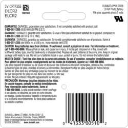 Duracell Lithium CR2 3 volt Camera Battery DLCR2BPK 1 pk