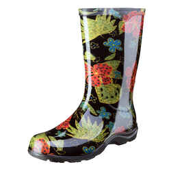 Sloggers Women's Garden/Rain Boots 7 US Midsummer Black