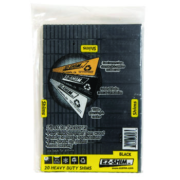 EZ SHIM 1.2 in. W x 8 in. L Plastic 20 Heavy Duty Shims