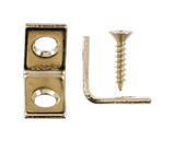 Ace 3/4 in. H x 2.750 in. W x 3/4 in. D Brass Inside L Corner Brace