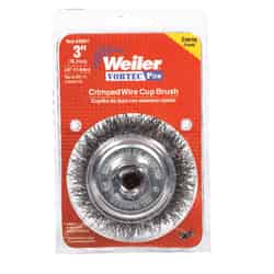 Weiler 0.014 in. Dia. x 5/8 in. in. Coarse Steel Crimped Wire Cup Brush 1 pc.