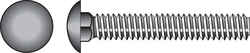 HILLMAN 3/8 Dia. x 6 in. L Hot Dipped Galvanized Steel Carriage Bolt 50 pk