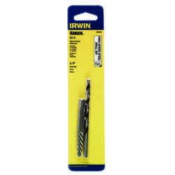 Irwin Hanson 1/4 in. x 1/4 in. Dia. High Speed Steel Drill Bit Extractor Set 6 in. 1 pc.