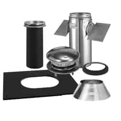 Selkirk 8 in. Stainless Steel Stove Pipe Ceiling Support Kit