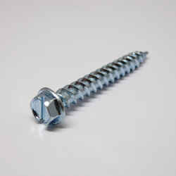 Ace 1-1/2 in. L x 10 Sizes Hex/Slotted Hex Washer Head Steel Self-Piercing Screws 1 lb. Zinc-Pl