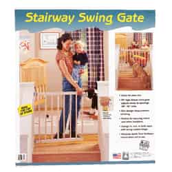 North States White 30 in. H x 28-42 in. W Wood Child Safety Gate