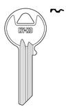 Hy-Ko Automotive Key Blank EZ# Y54 Single sided For For Yale Locks