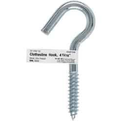 Ace Small Zinc-Plated Silver Steel Clothesline Hook 300 lb. 1 pk 4.8125 in. L