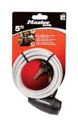Master Lock 5/16 in. W x 5 ft. L Vinyl Covered Steel Pin Tumbler Locking Cable 1 each
