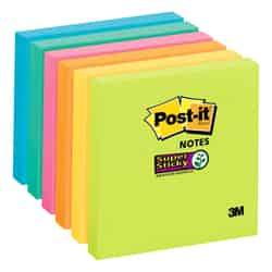 Post-It 3 in. W x 3 in. L Assorted Sticky Notes 1 pad