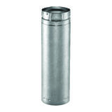 DuraVent 4 in. Dia. x 36 in. L Galvanized Steel Double Wall Stove Pipe