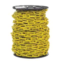 Campbell Chain No. 2 in. Straight Link Carbon Steel Coil Chain Yellow 3/16 in. Dia. x 120 ft. L