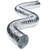 Deflect-O Jordan 25 ft. L x 4 in. Dia. Dryer Vent Duct Aluminum Silver/White