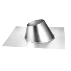 DuraVent 4 in. Dia. Galvanized Steel Adjustable Fireplace Roof Flashing