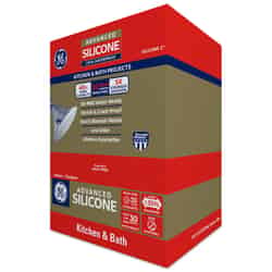 GE Advanced Almond Silicone 2 Kitchen and Bath Caulk Sealant 2.8 oz