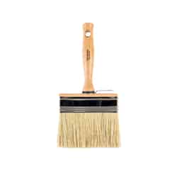 Wooster Bravo Stainer 4-3/4 in. W White China Bristle Oil-Based Stain Brush Flat