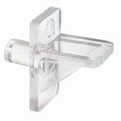 Prime-Line Clear Plastic Shelf Support Peg 1/4 inch Ga. 1.050 in. L