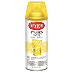 Krylon Stained Glass Translucent Canary Yellow Spray Paint 11.5 oz