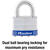 Master Lock 1-1/2 in. H X 2 in. W Laminated Steel 4-Pin Cylinder Padlock 1 pk