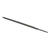 Nicholson 6 in. L High Carbon Steel Single Cut Extra Slim Taper File 1 pc