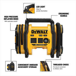 DeWalt 20 V 160 psi Inflator
