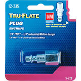 Tru-Flate Steel Air Plug 1/4 Female 1 1 pc