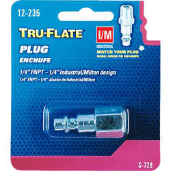 Tru-Flate Steel Air Plug 1/4 Female 1 1 pc