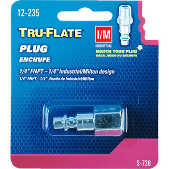 Tru-Flate Steel Air Plug 1/4 Female 1 1 pc