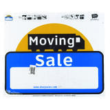 Hy-Ko English 20 in. H x 24 in. W Plastic Sign Moving Sale