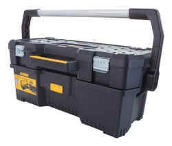 DeWalt 11 in. W x 8 in. H 12 in. Tool Box Resin Black