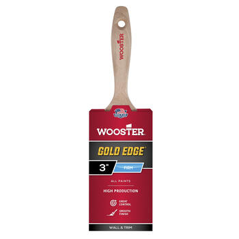 Wooster Gold Edge 3 in. W Polyester Varnish Brush